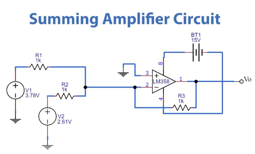 Summing Amplifier Circuit